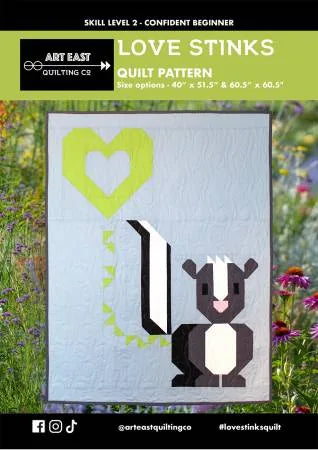 Love Stinks Quilt Pattern - Art East Quilting Co.