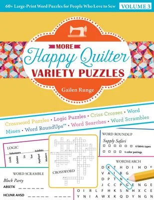 Happy Quilter Variety Puzzle Book