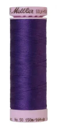 Mettler Silk-Finish - Iris Blue - 50wt Cotton Thread 164yd/150m