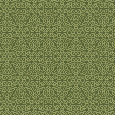 Celeste - Camelot Fabrics - Celtic Knots - Green