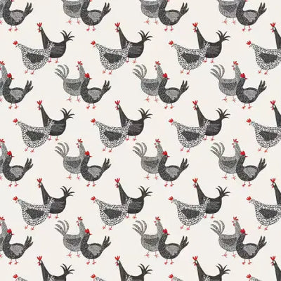 Hen House - Coqs et poules crème - 55250101-01