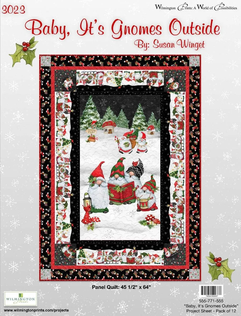 Baby, It's Gnomes Outside - Quilt Pattern Free Download