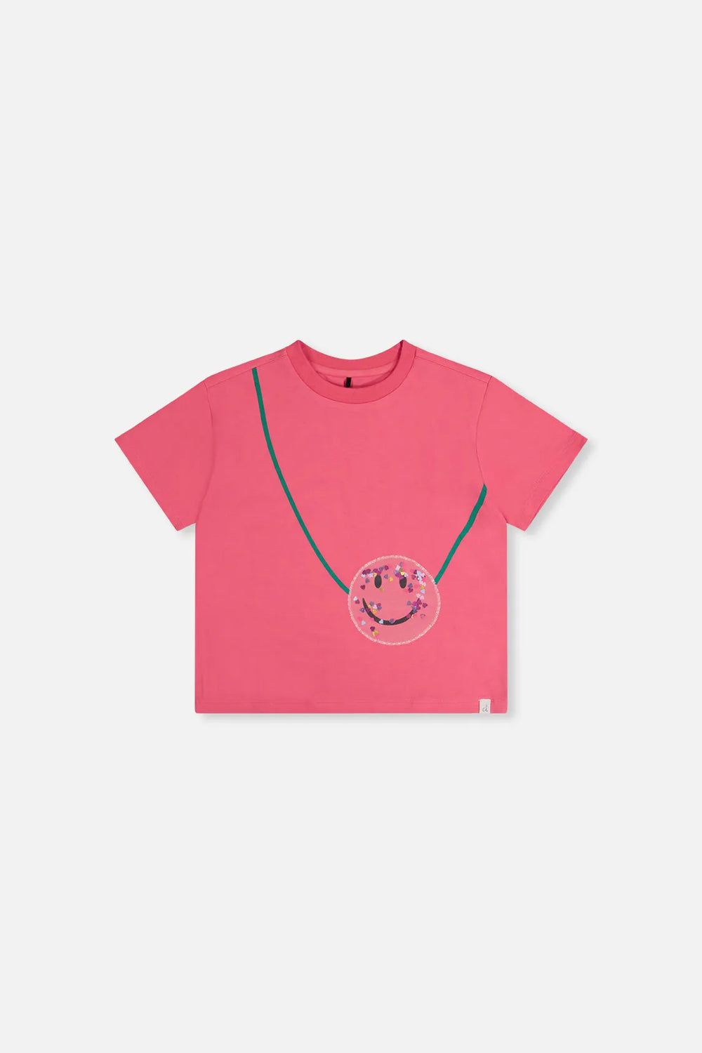 T-shirt en jersey rose