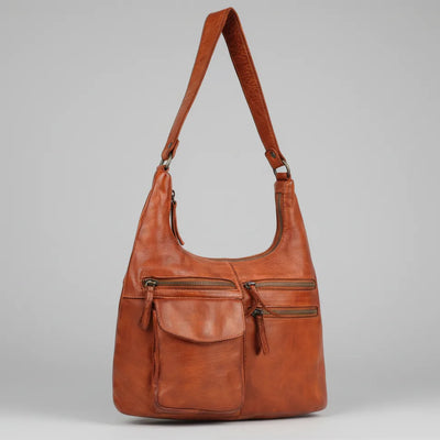 MET Premium Leather Shoulder Bag. Everyday Urban Hobo