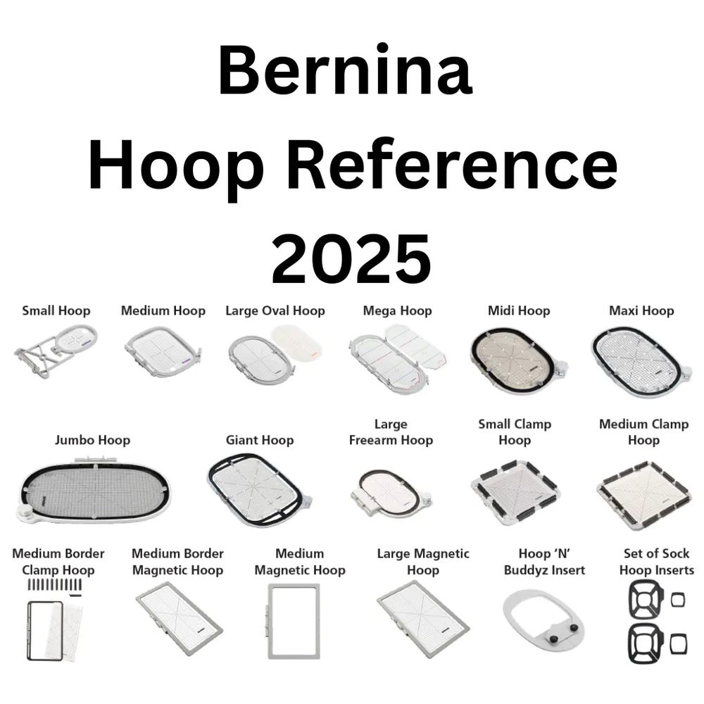 Bernina Hoop Reference Guide 2025