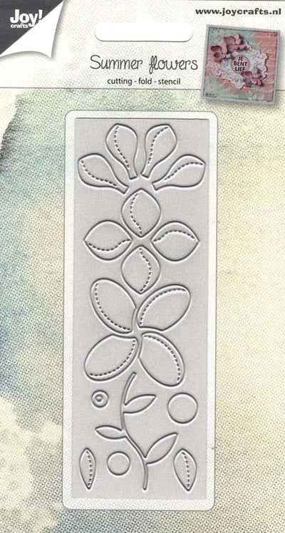 Joy! Crafts Die - Flowers with foldline