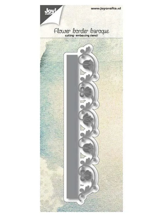Joy! Crafts Pochoir - Bordure Fleurs Baroque