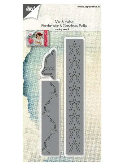 Matrice de découpe Joy! Crafts - Bordure Étoiles + Cloches