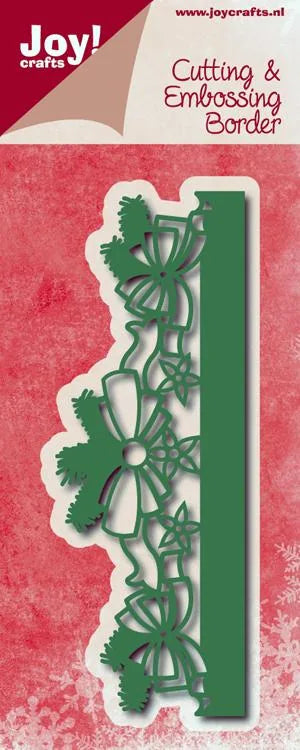 Joy! Crafts Cutting stencil - Bowborder Christmas