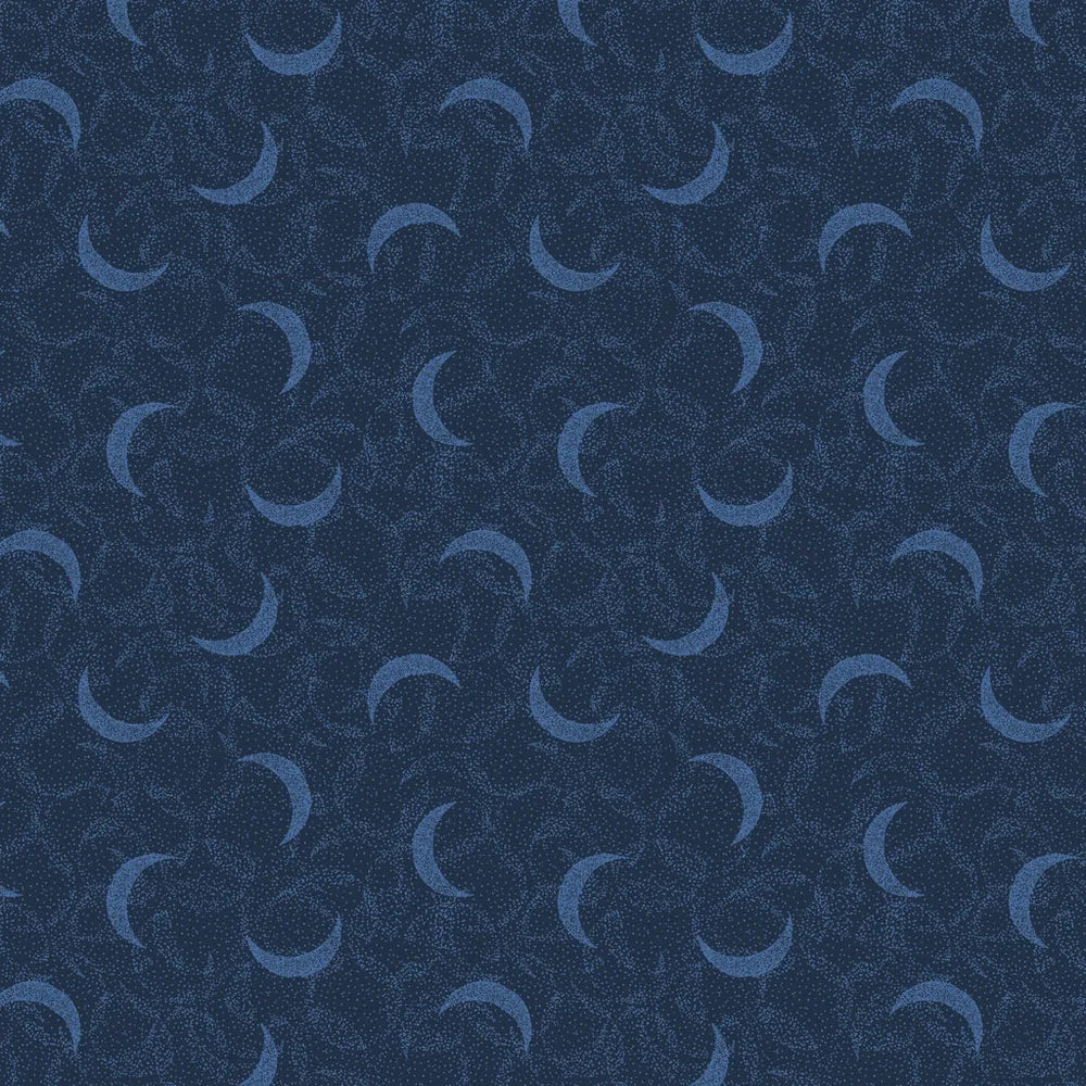 Celeste - Camelot Fabrics - Moondust - Navy