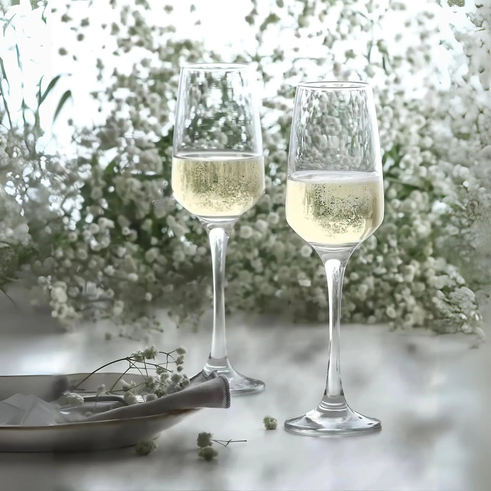 Champagne Flutes 8 Oz - LAV LAL - Set of 6