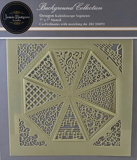 Jamie Rodgers Crafts Pochoir Octogone Kaléidoscope Segments
