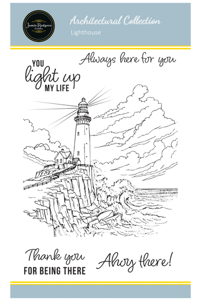 Jamie Rodgers Crafts Lighthouse A6 Clear Stamp Set