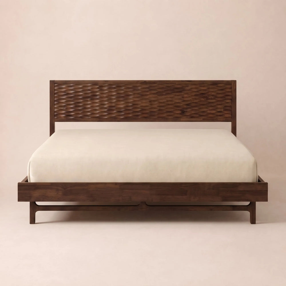 Elara Solid Wood Bed Frame