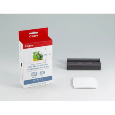 Canon Colour Ink & Paper Set KC-18IS (Card Size) Square Label