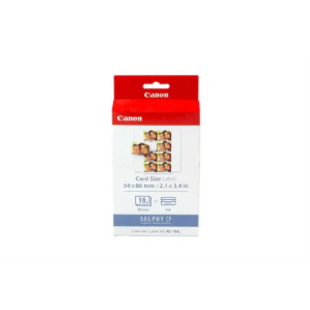 Canon Ink & Label Set KC-18IL (Card Size)