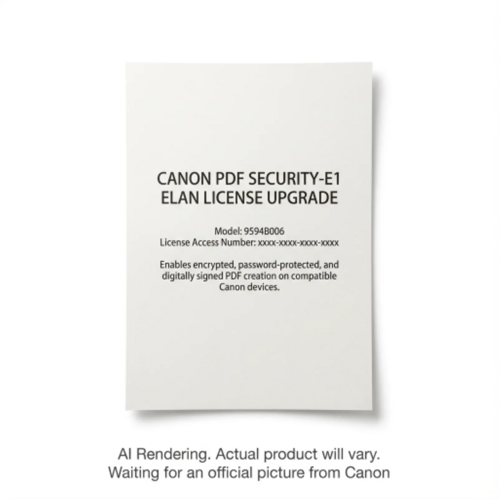 Canon PDF SECURITY-E1 ELAN