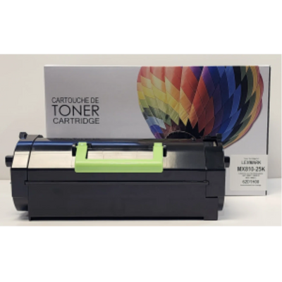 Balloon Brand Compatible Black Toner for Lexmark MX710, MX711, MX810, MX811, MX812 (CTMX810-62D1H00)
