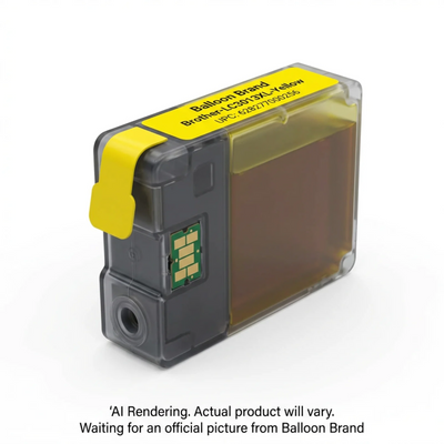 Balloon Brand Compatible Yellow Ink Cartridge for Brother LC3013XL (Brother-LC3013XL-Yellow)