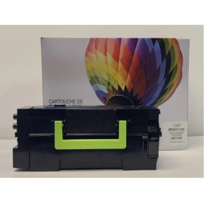 Balloon Brand Compatible Black Toner for Lexmark MS725, MS823, MS825, MX822, MX826 (CTMS825-58D1U00)