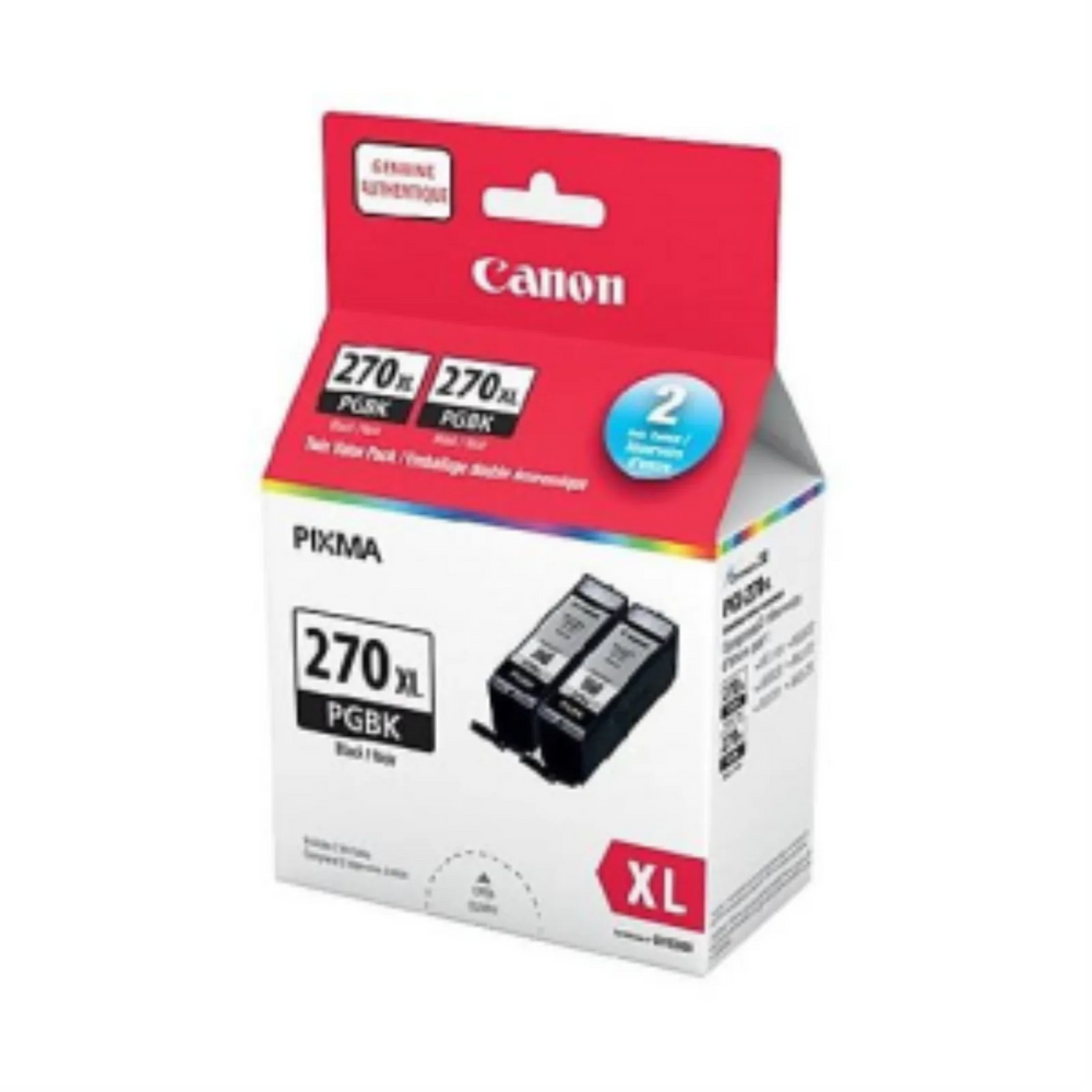 PGI-270 XL Pigment Black Ink Twin Pack SKU 0319C009