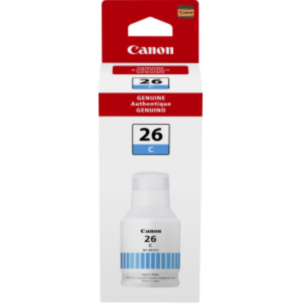 GI-26 Cyan Ink Bottle SKU 4421C001
