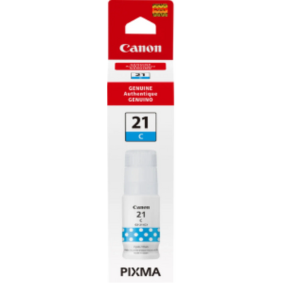 GI-21 Cyan Ink Bottle SKU 4537C001