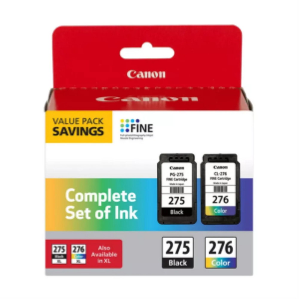 PG-275/CL-276 Black and Colour Ink Value Pack