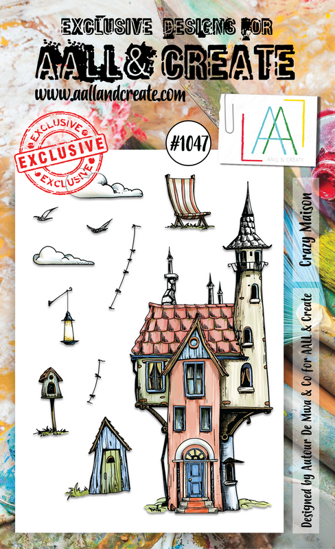 AALL and Create Lot de Tampons A6 - #1047 - Crazy Maison