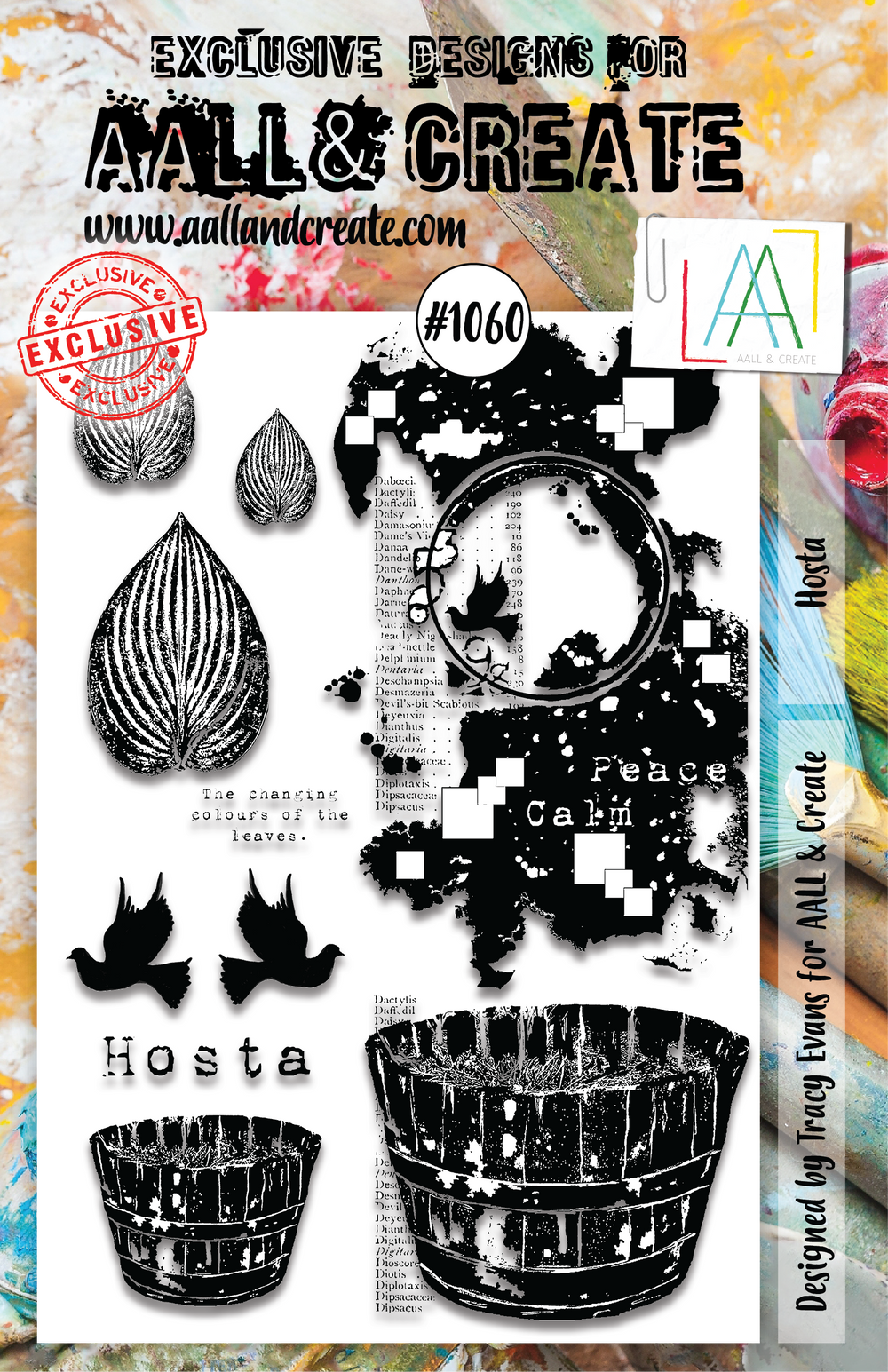 AALL and Create  A5 Stamp Set - 1060 - Hosta