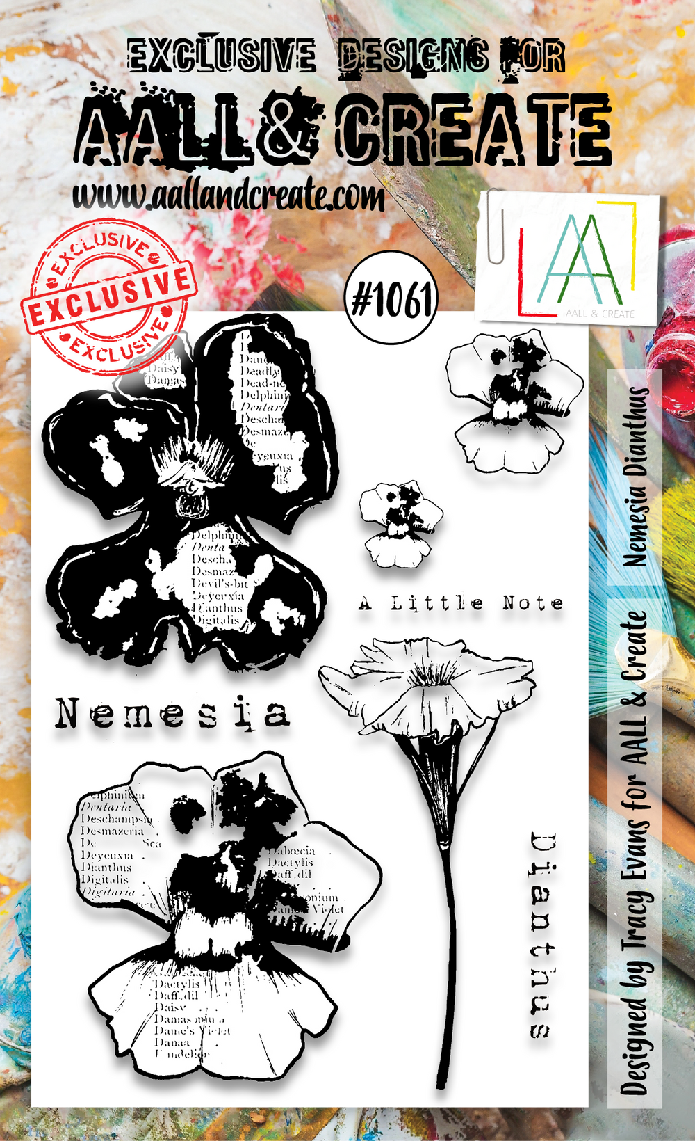 AALL & Create Set de Tampons A6 - 1061 - Nemesia Dianthus