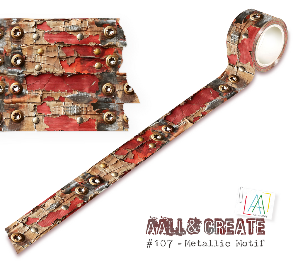 AALL and Create - Washi Tape - Motif Métallisé