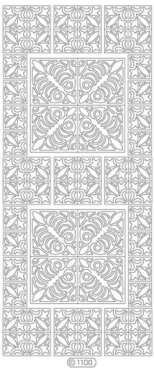 Déco Autocollants - Coins avec Volutes