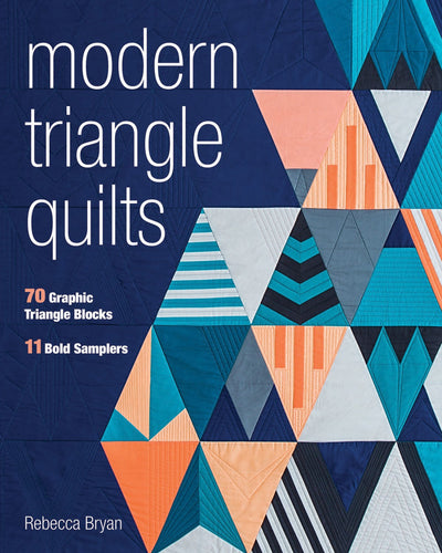 Patchwork moderne en forme de triangle