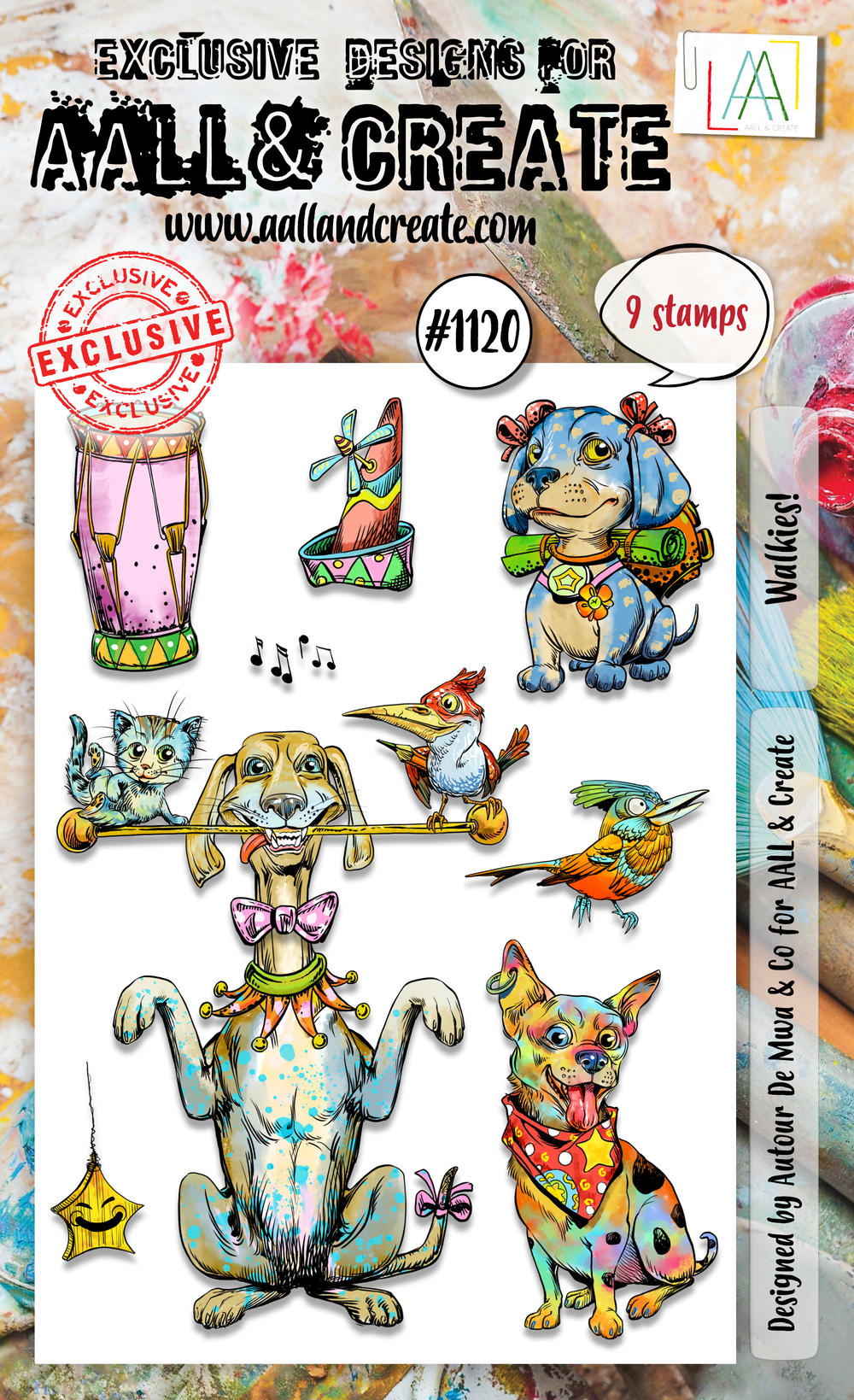 AALL and Create - A6 Stamp Set - Walkies!