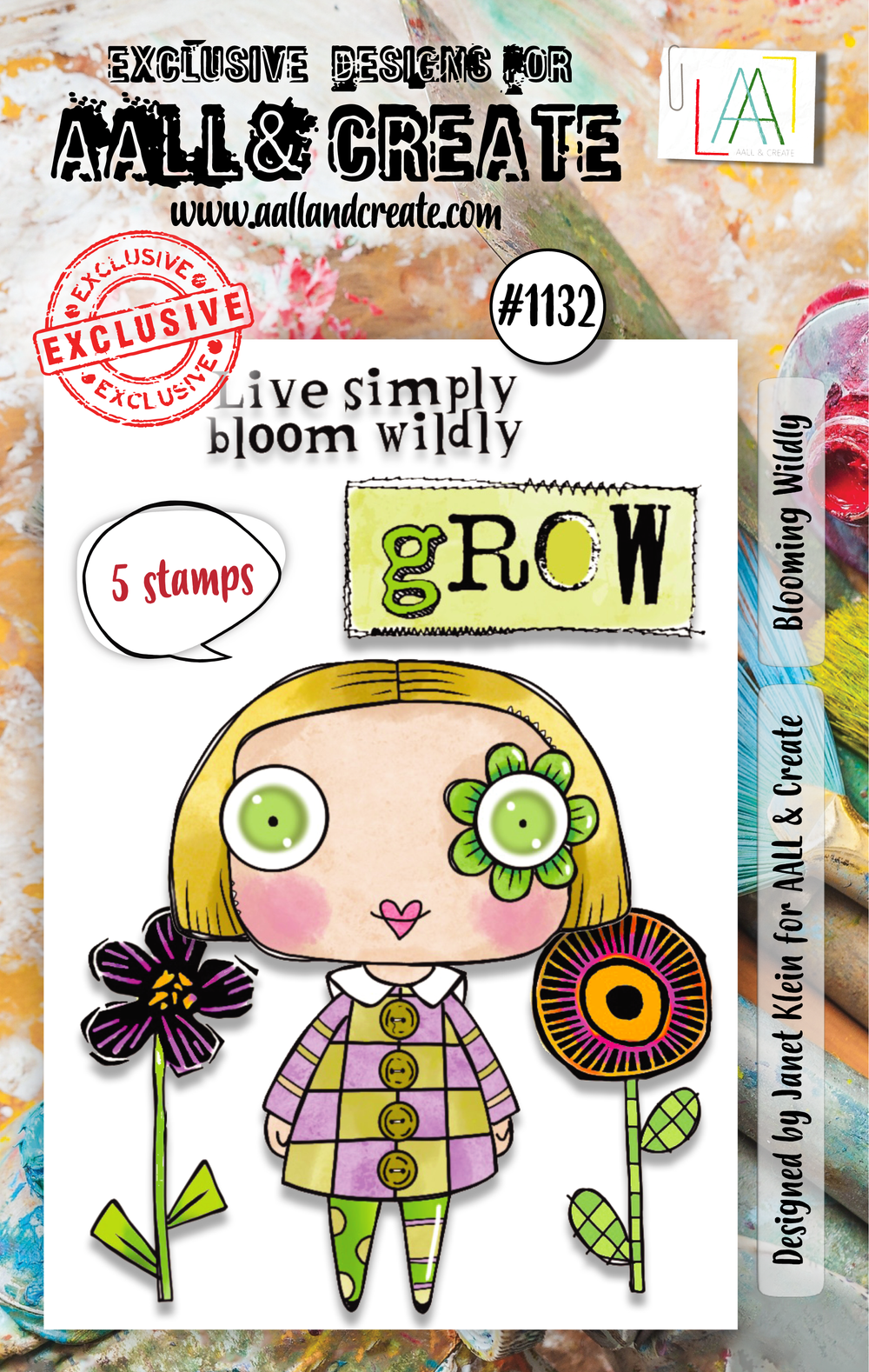 AALL and Create - Set de tampons A7 - Blooming Wildly