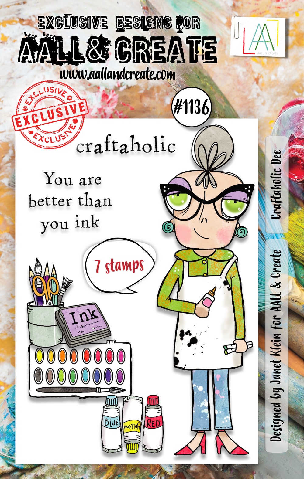 AALL and Create - Set de tampons A7 - Craftaholic Dee