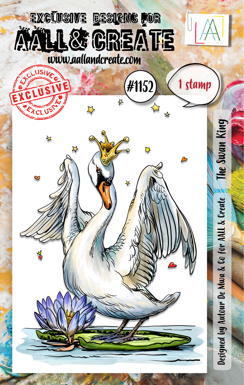 AALL and Create - Set de tampons A7 - The Swan King