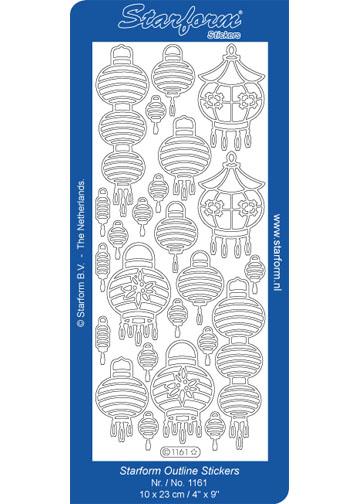 Stickers déco - Lanternes orientales