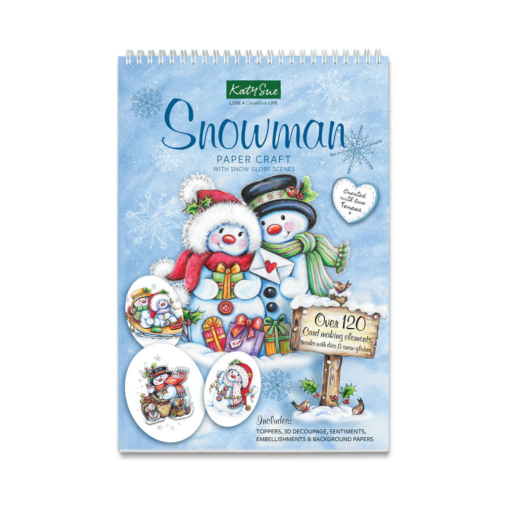 Bloc de papier bricolage Bonhomme de neige