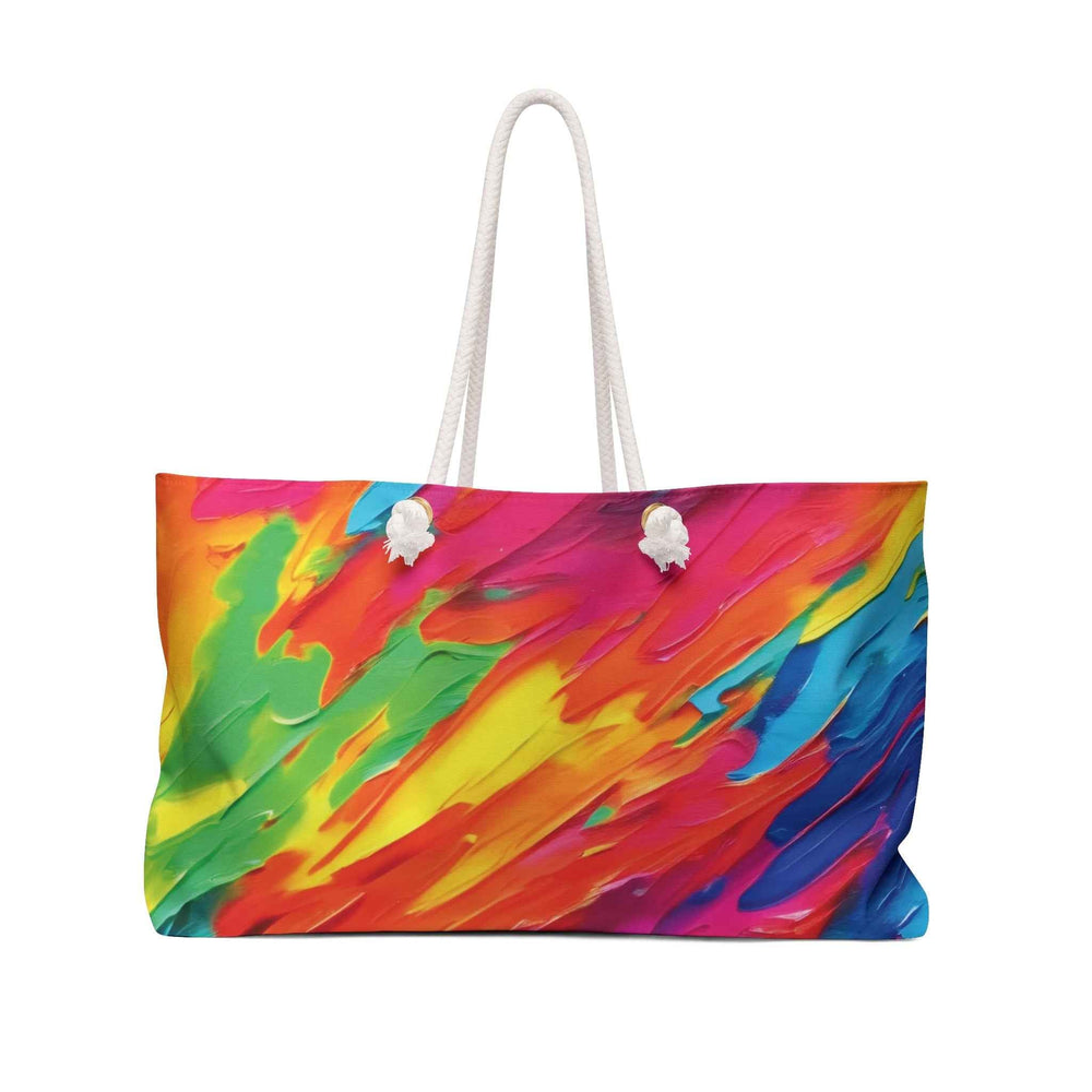 Sac de voyage abstrait tourbillon arc-en-ciel | Fourre-tout de voyage coloré | Sac de cabine pour maman