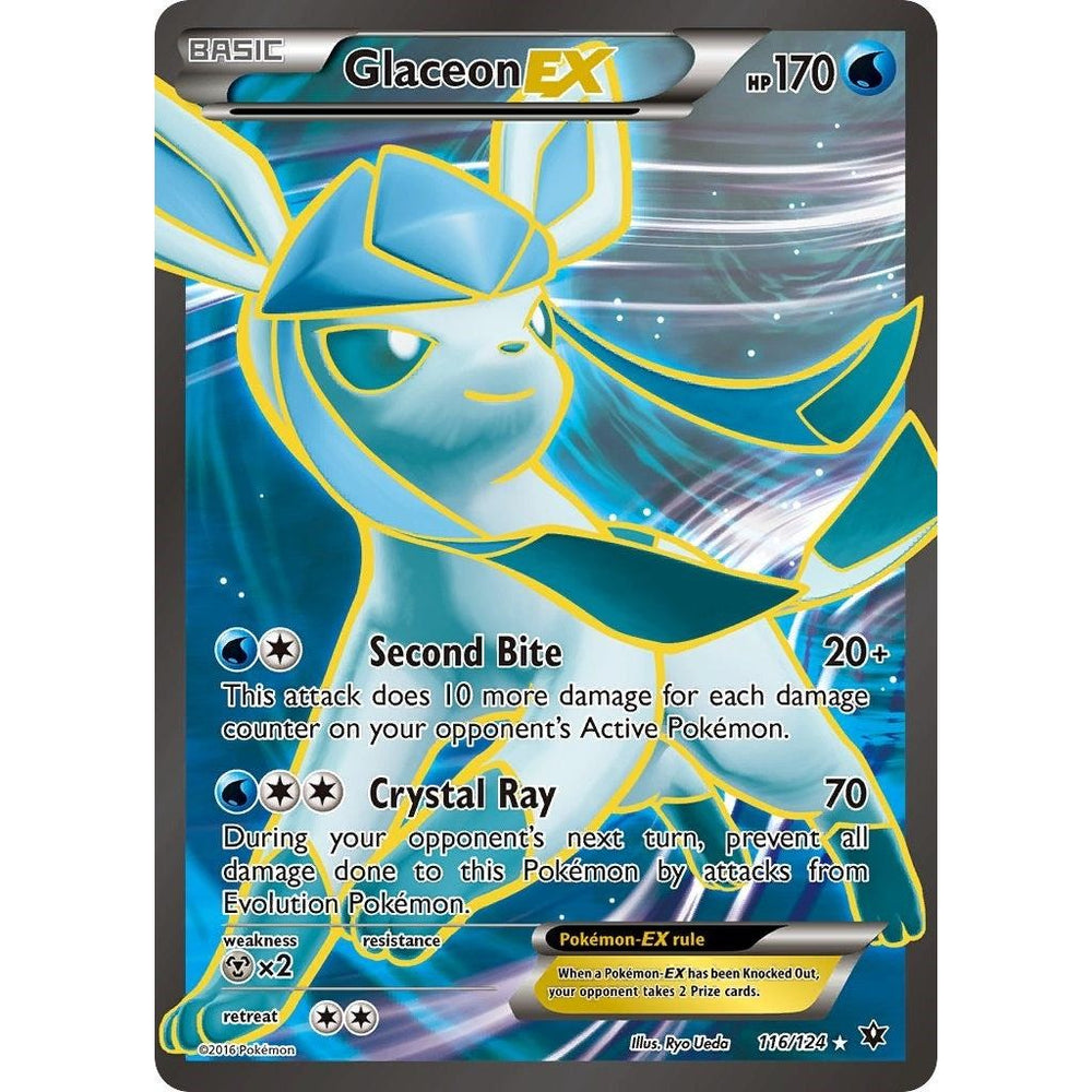 Glaceon EX (Full Art) (116/124) (FCO)