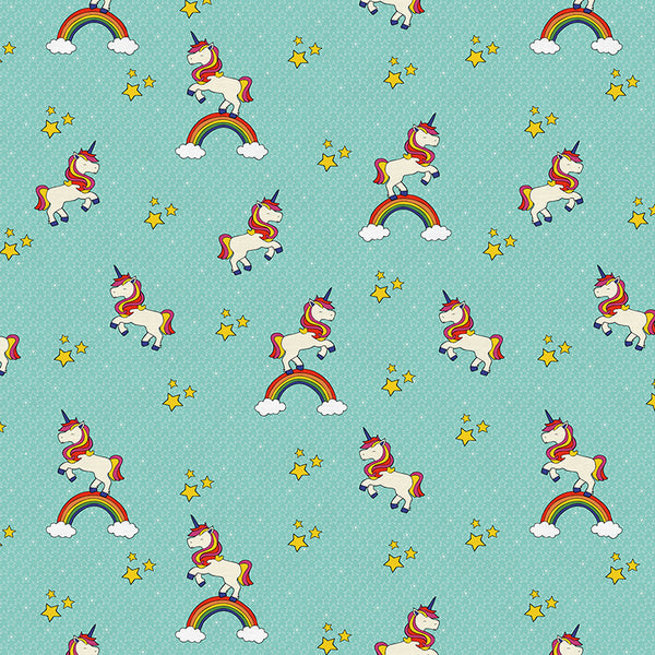 A Royal Fairytale - Unicorns - Rainbow by Paintbrush Studio Fabric — Cottage Quilting Ltd.
