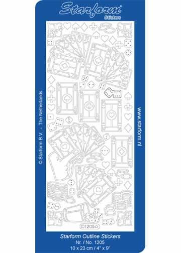 Autocollants décoratifs - Cartes à jouer