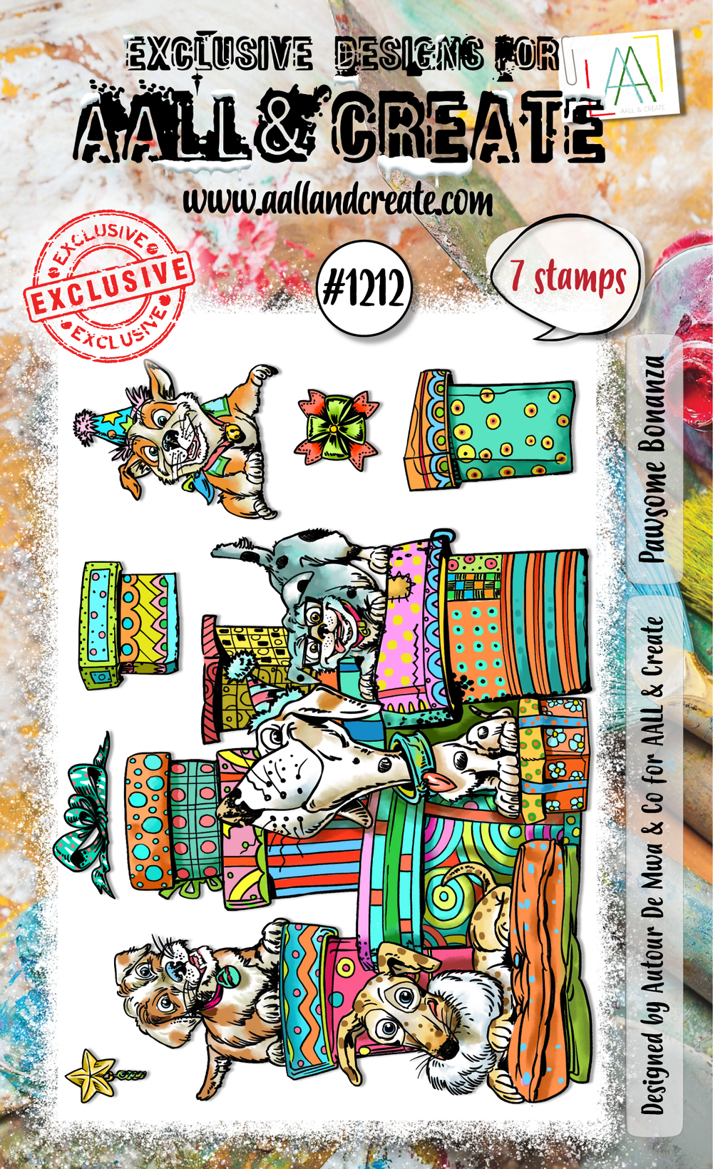 AALL and Create - Set de tampons A6 - Pawsome Bonanza