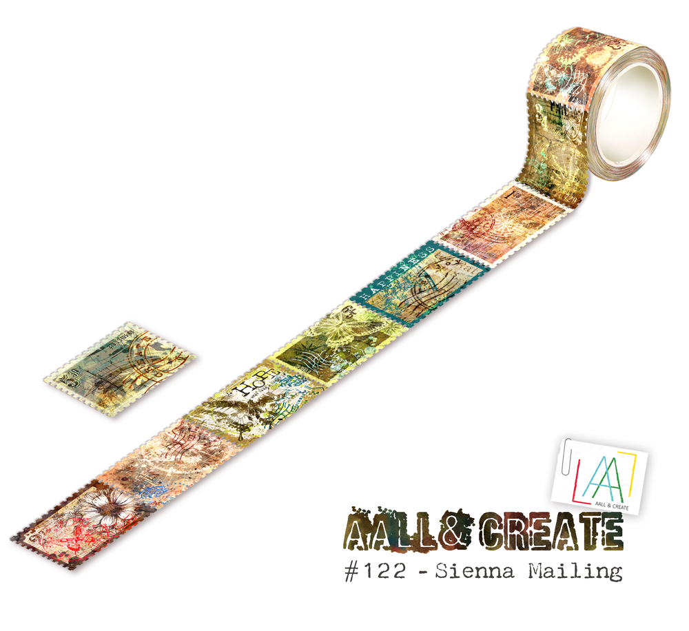 AALL and Create - Washi Tape 25mmx5m - Sienna Mailing — Ecstasy Crafts