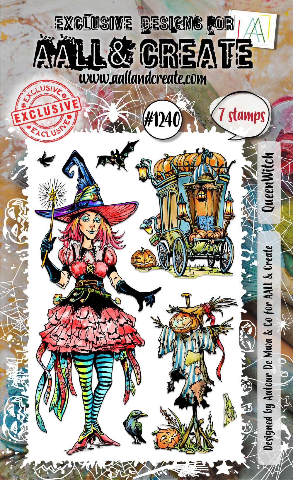 AALL and Create - Set de tampons A6 - QueenWitch