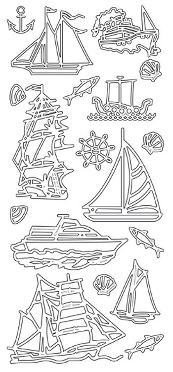 Autocollants pelables - Bateaux