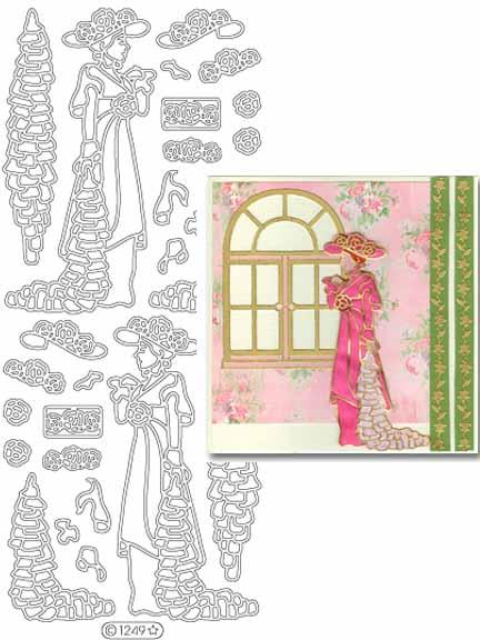 Autocollants décoratifs - Dames Rétro