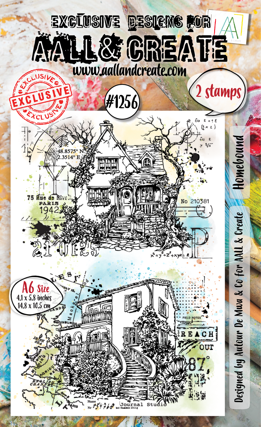 AALL and Create - A6 Stamp Set - Homebound